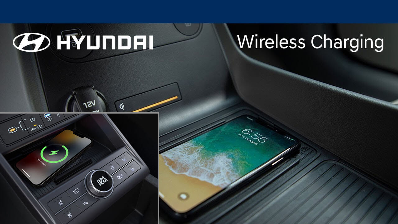 Hyundai infotainment system wireless charging issue