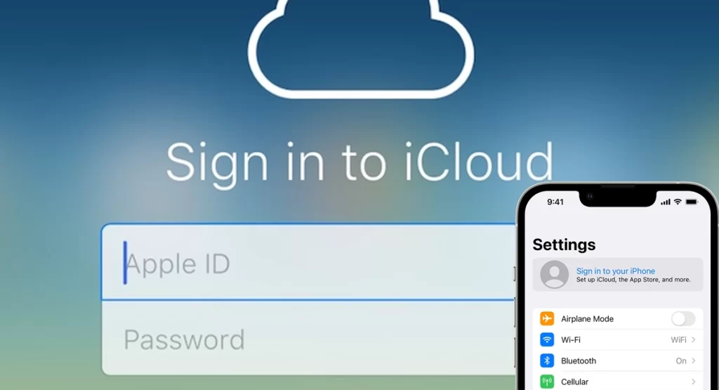 Sign into iCloud