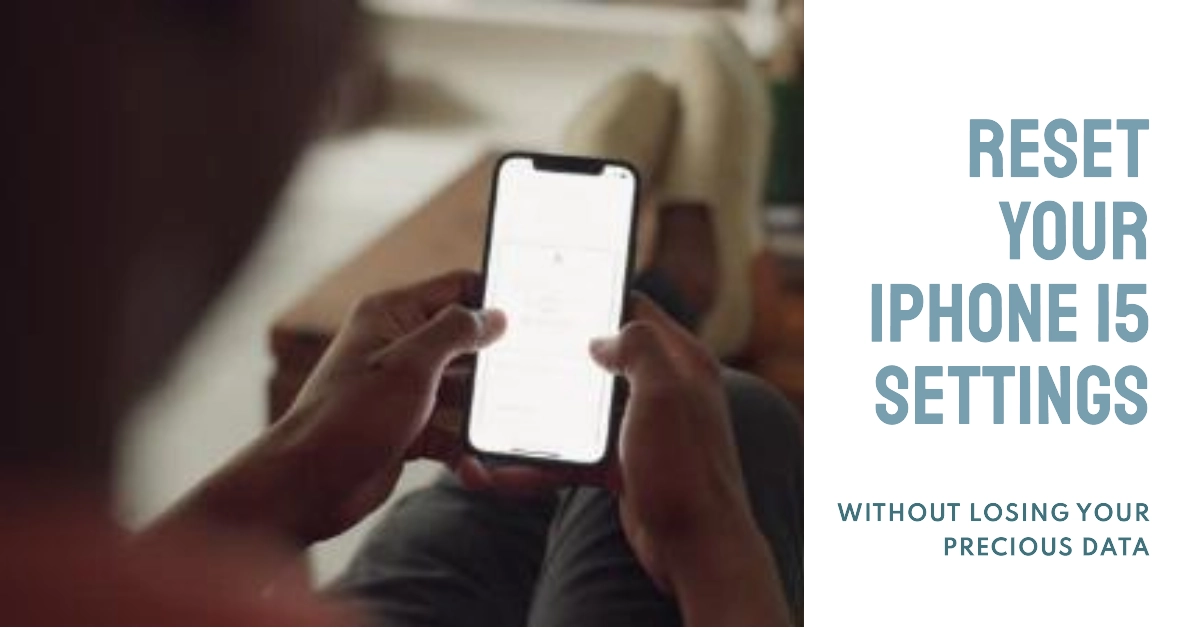 How to RESET ALL SETTINGS on iPhone 15 without deleting user data 1