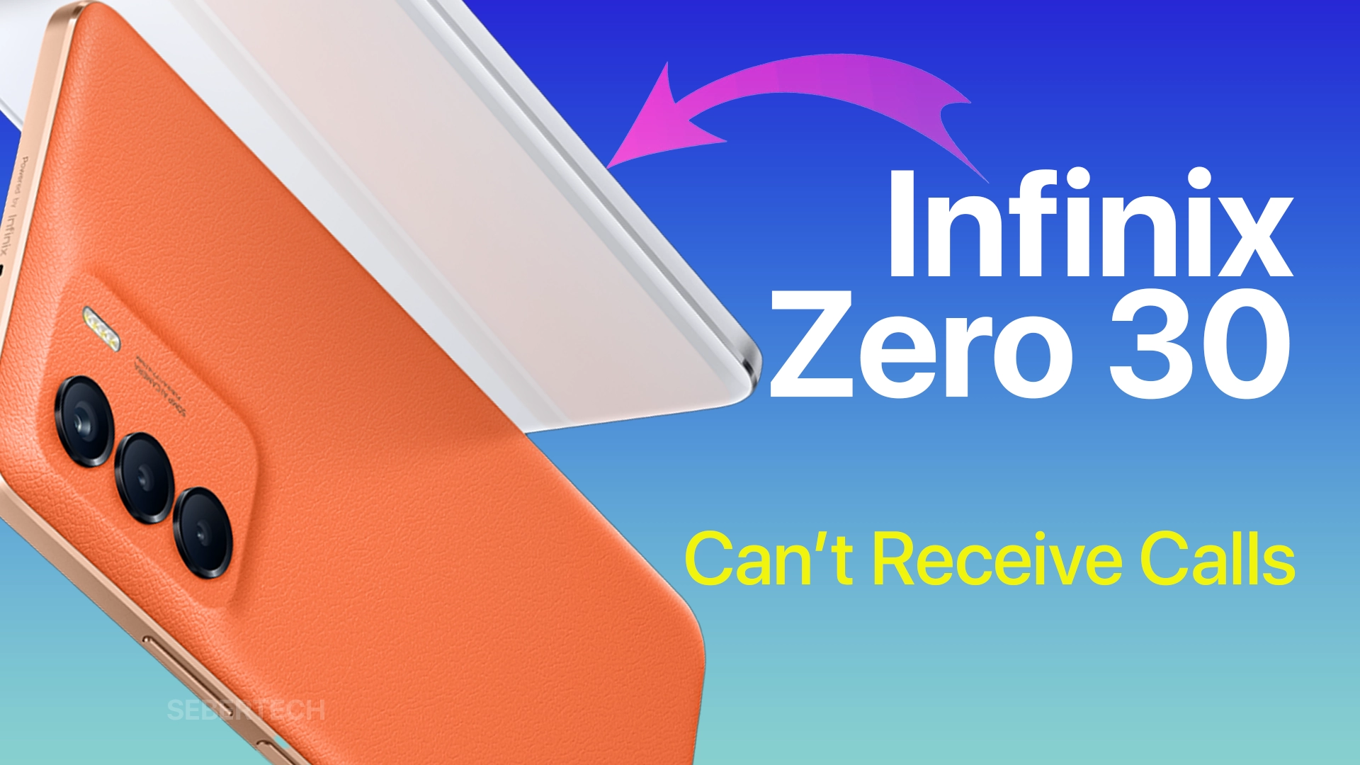 HowToFix infinix zero 30 cant receive calls