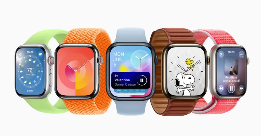 Apple Watch watchOS 10 watch face