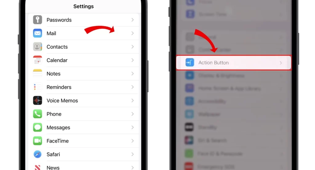 iPhone 15 Action Button Settings