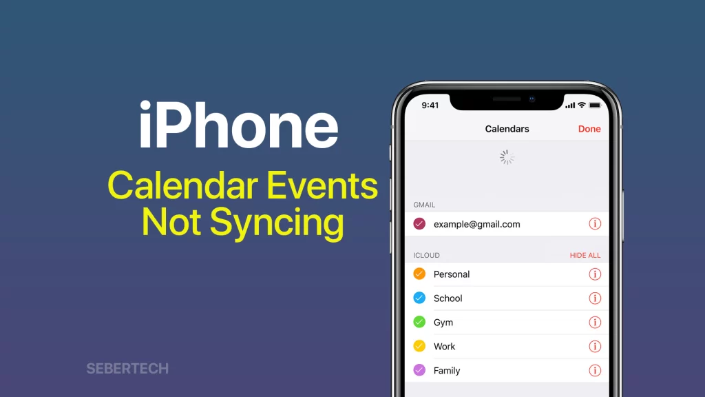 How to Troubleshoot iPhone Calendar Issues Seber Tech