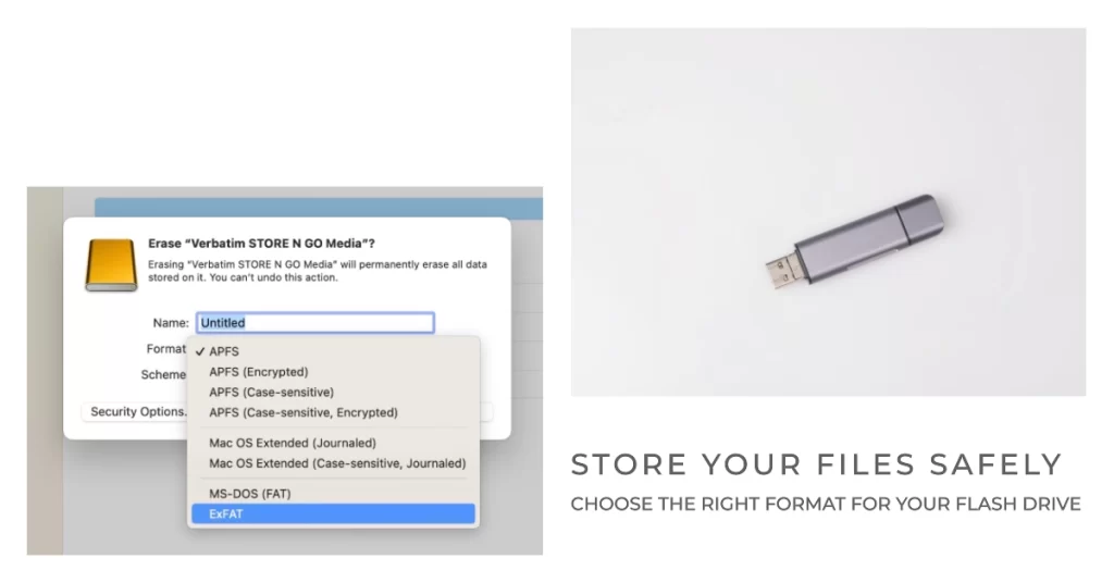 Flash Drive Format for iPad Pro