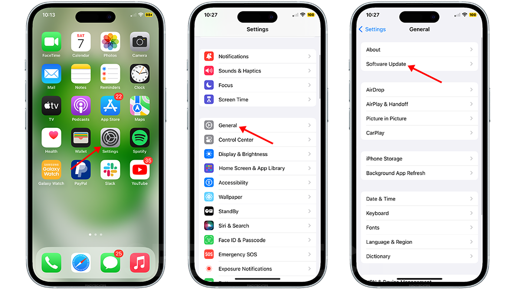 Apple sometimes releases software updates that fix overheating issues. Make sure that your iPhone 15 is running the latest version of iOS. To check for software updates, go to Settings > General > Software Update.