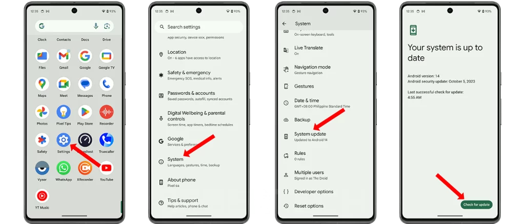 How To Check Software Update on Google Pixel 7 Pro