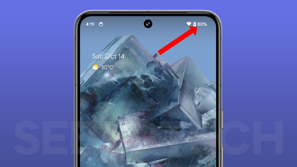 How to Show Battery Percentage on Google Pixel 8 Pro 1