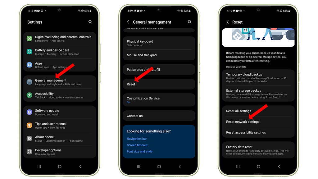 How To Reset Network Settings Samsung Galaxy A05s