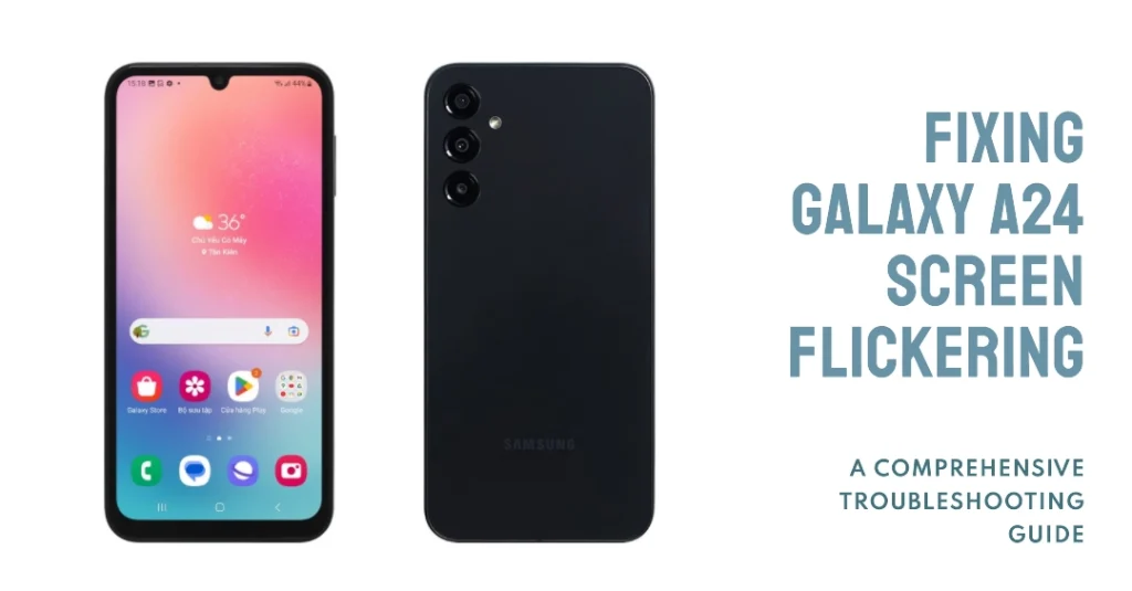 Why Is My Galaxy A24 Screen Flickering? A Comprehensive Troubleshooting Guide