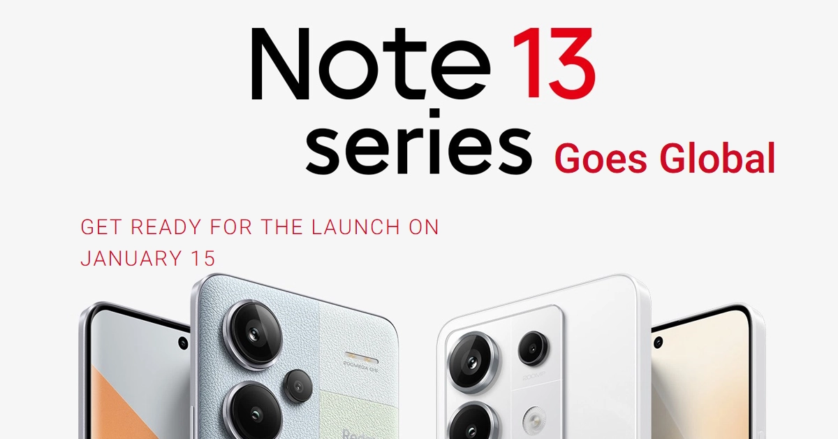 Redmi Note 13 series global launch set for January 4, 2024 - PhoneArena